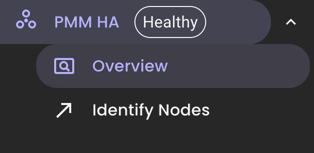 PMM HA Status badge
